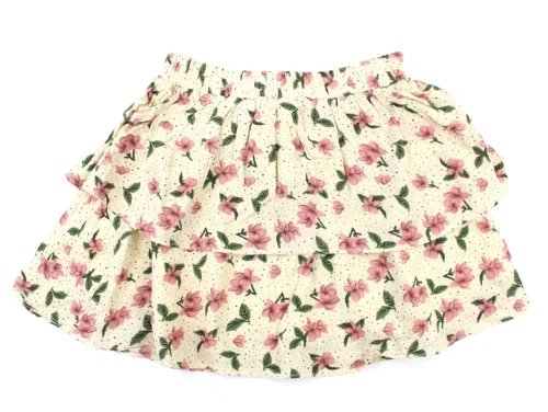 Sofie Schnoor Girls nederdel offwhite flower